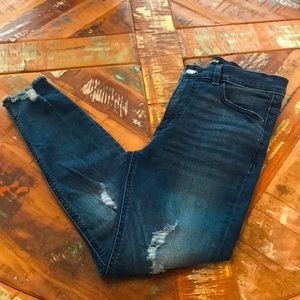 Express Jeans High Rise Ankle Legging Size 4